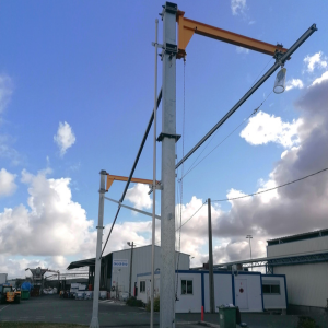 Installation potence antichute